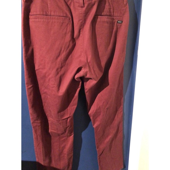 Oxblood Red RVCA Pants - Picture 4 of 9